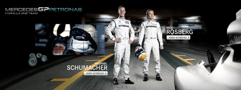 Projekt Mercedes GP Petronas Website